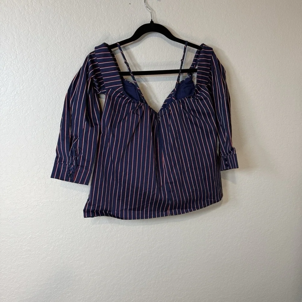 Bardot blue stripe